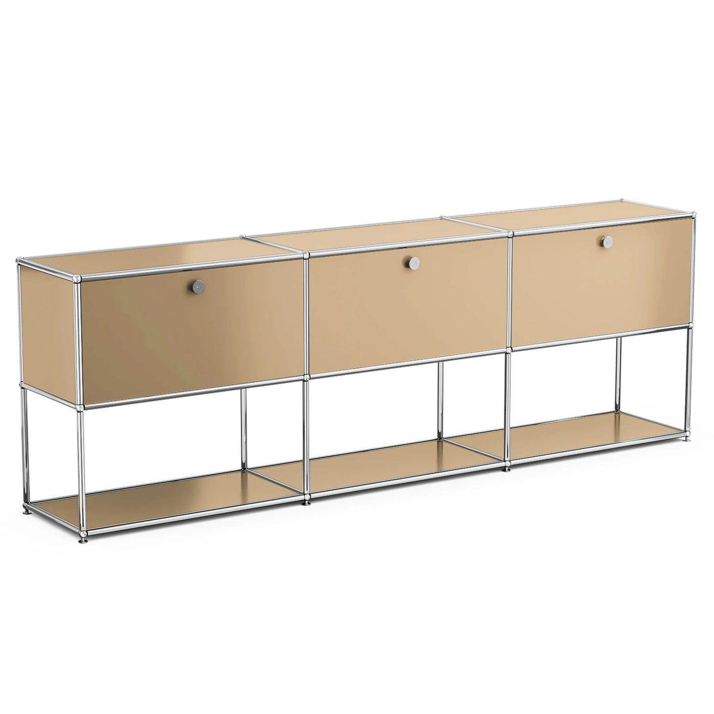 Furgle Modular Metal Storage Cabinet Freestanding Sideboard Organizer