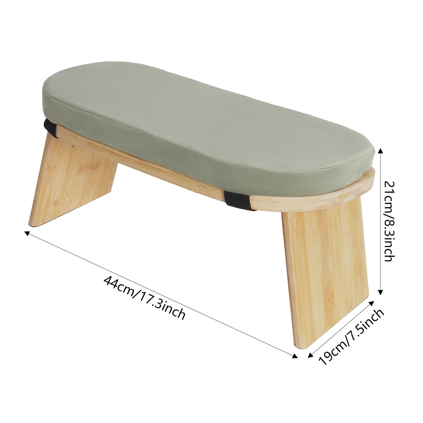 Bymaocar Foldable Meditation Bench Kneeling Stool for Home Yoga Prayer