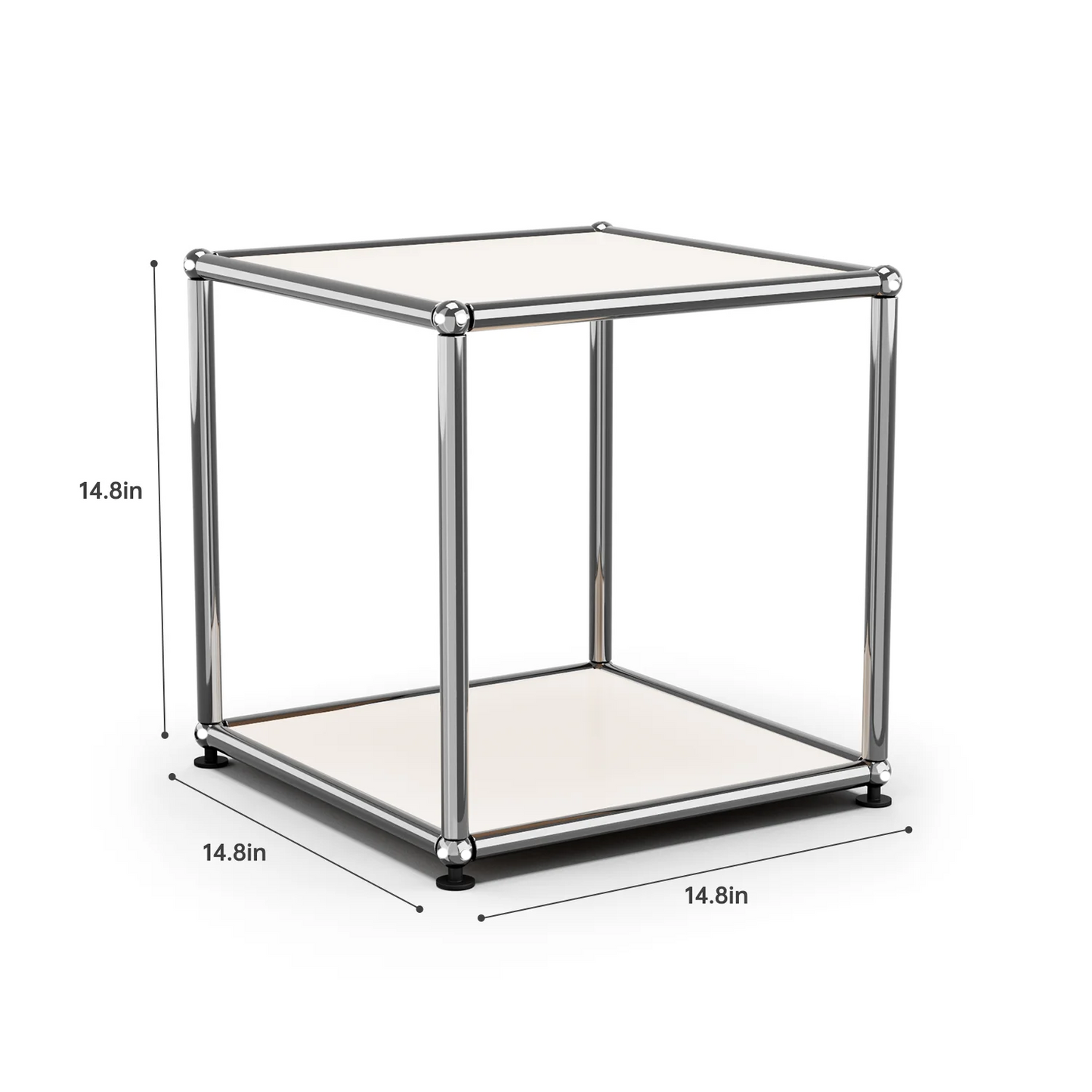 Furgle Modular Metal Storage Cabinet Freestanding Sideboard Organizer