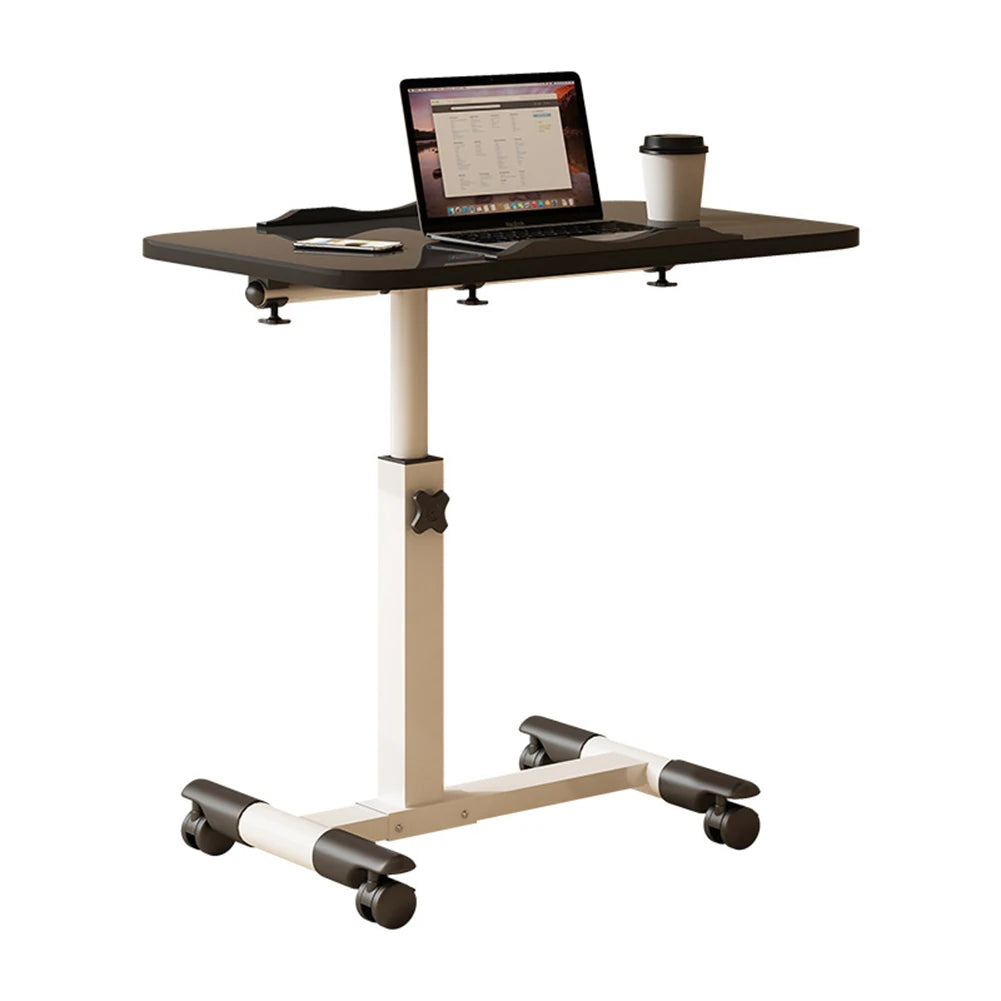 TWISTER.CK Overbed Table Adjustable Height Laptop Desk On Wheels
