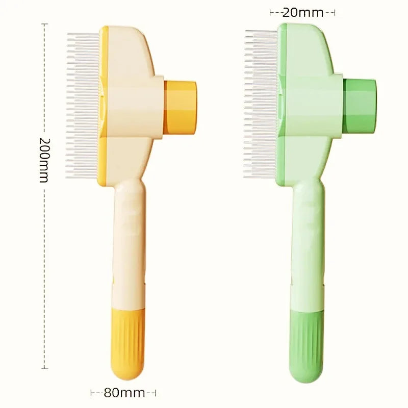 Self Cleaning Dog Comb Cat Grooming Brush for Pet Hair